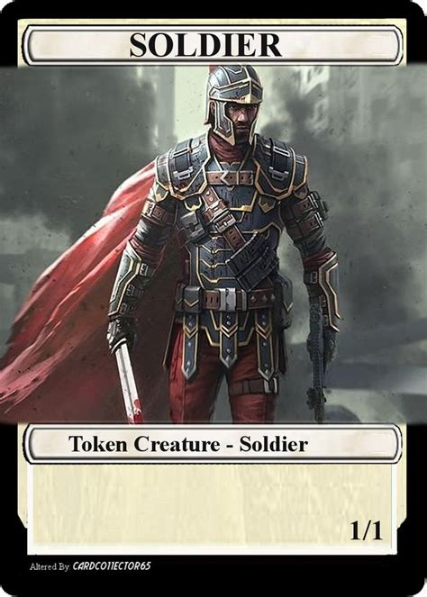 magic the gathering soldier token|soldier mtg deck modern.